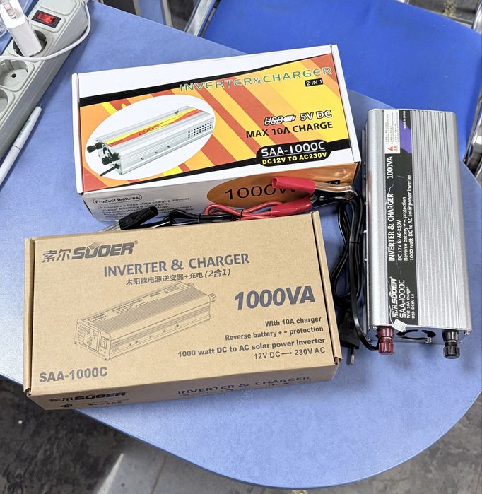 Инвертор постійного струм AC/DC UPS 1000W UPS + CHARGE, / Перетворювач напруги
