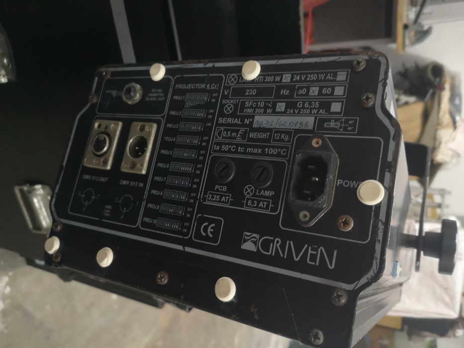 Luz de palco - 3 Scanners DMX