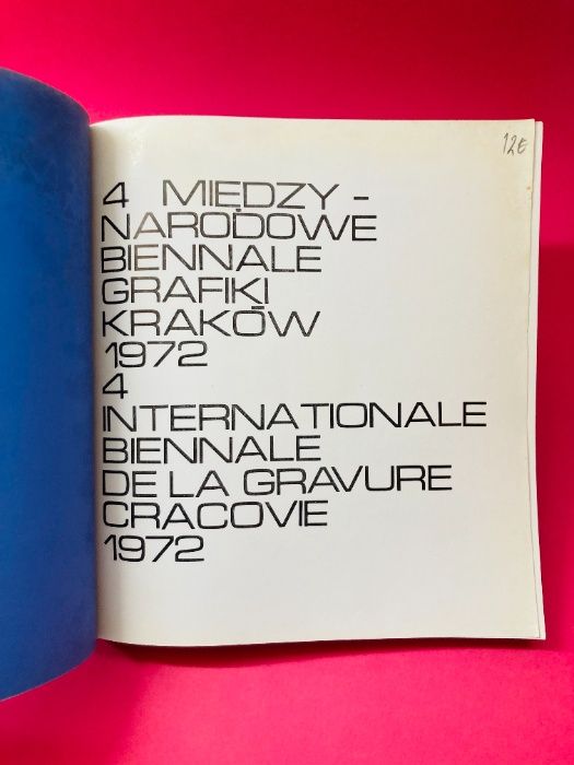 4th International Graphics Biennale in Kraków 1972
