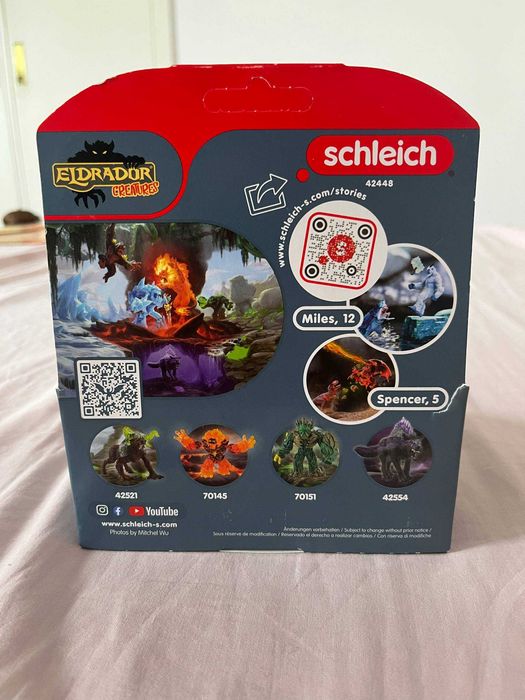 Schleich Eldrador monstro de gelo yeti com arma (42448)