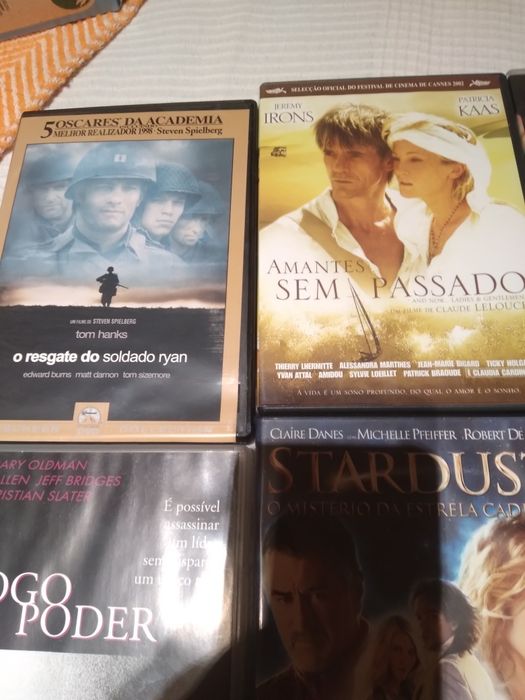 7 Dvds filmes portugueses e estrangeiros