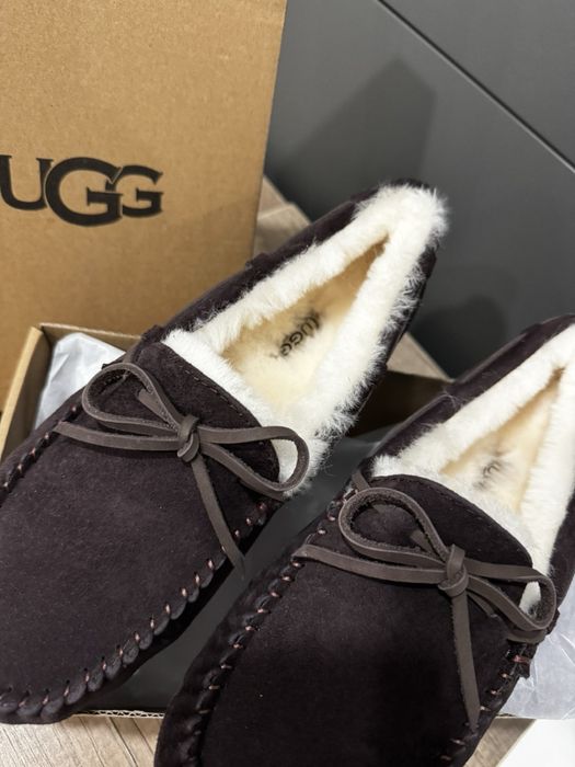 Ugg Tasman Угг шоколад лоферы-мокасины