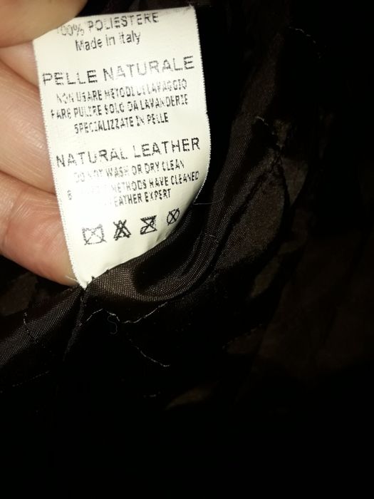 Куртка шкіряна  з капюшоном, Італія
