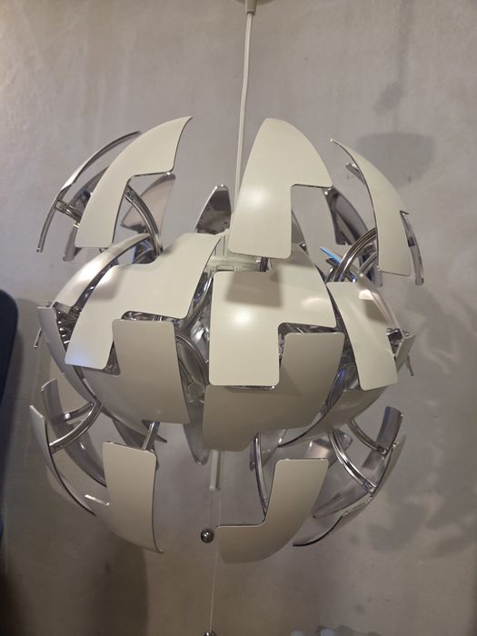 Lampa wisząca IKEA PS 2014 „Gwiazda Śmierci” – oryginał, kompletna, bi