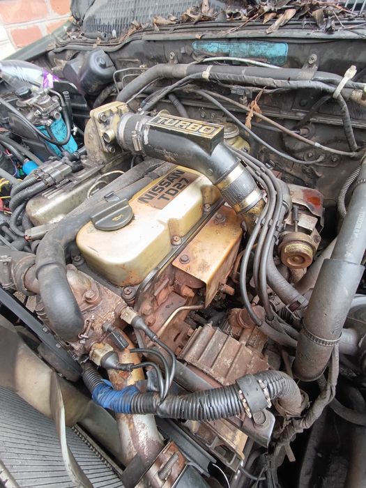 Генератор Ниссан Террано TD27 с Вакуумным насосом Nissan Terrano 2.7