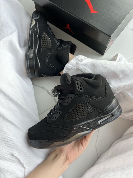!БЕЗ Передплат! Jordan 5 Black Dark Brown Gum | кросівки джордан 5 чорні