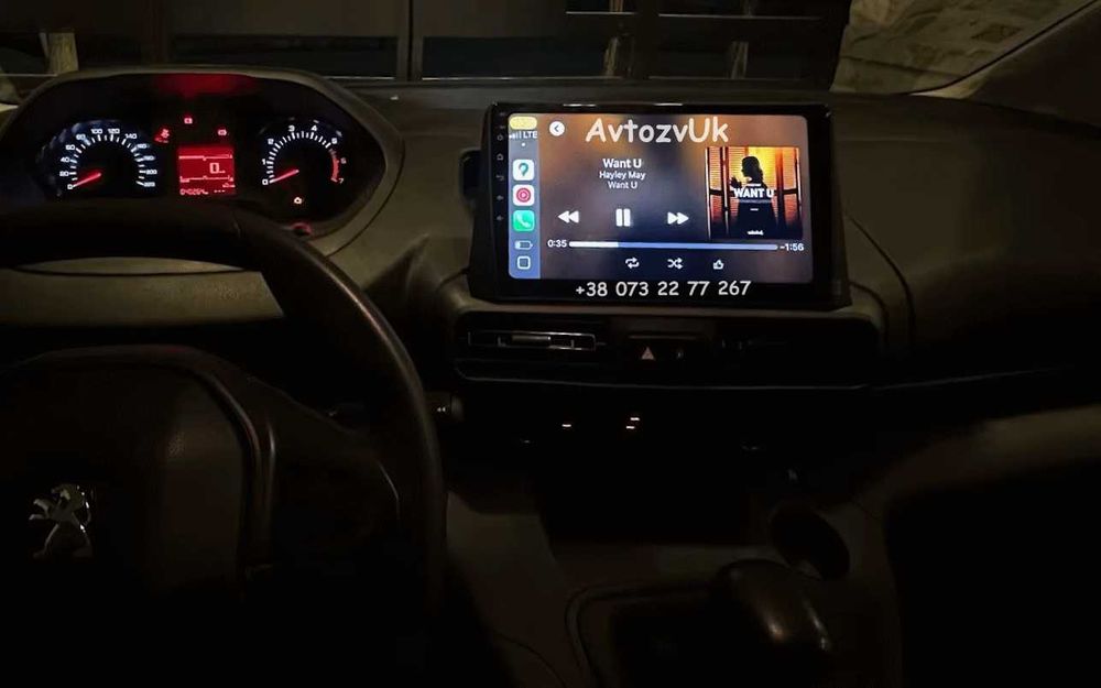 Магнітола Citroen BERLINGO Peugeot PARTNER Opel COMBO CARGO Андроїд 16