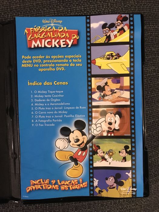 DVD - A Fábrica da Gargalhada do Mickey (Com Manual)