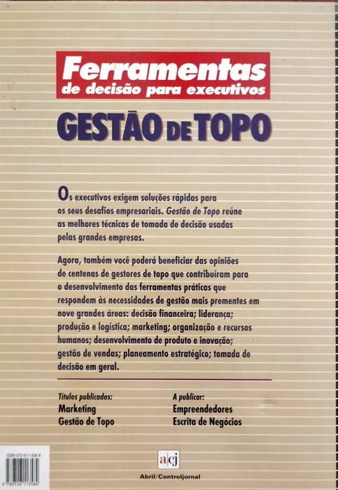 Gestão de topo - Ferramentas de gestão