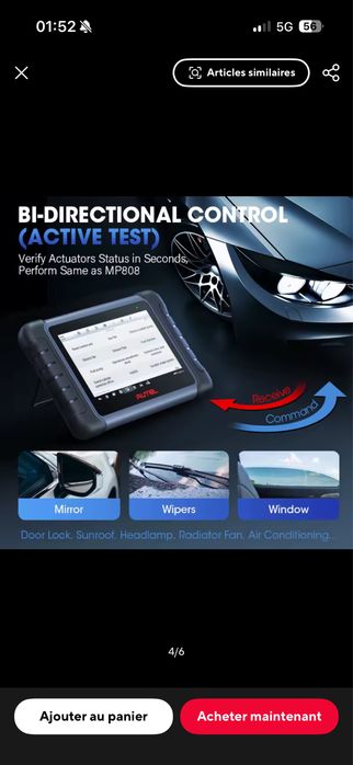 Maquina de diagnostico autel mk808s