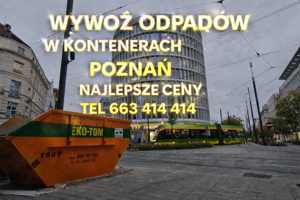 Wywóz odpadów śmieci gruzu poznan i okolice