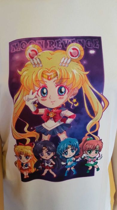 Podkoszulek, t-shirt, bluzka Czarodziejka z Księżyca sailor moon