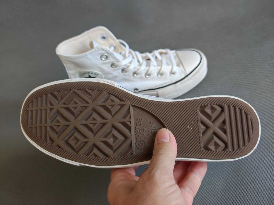 - Converse All Star - Trampki na platformie r. 36,5