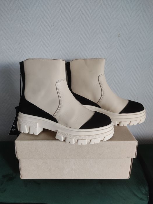 Botki  beżowe Vero Moda