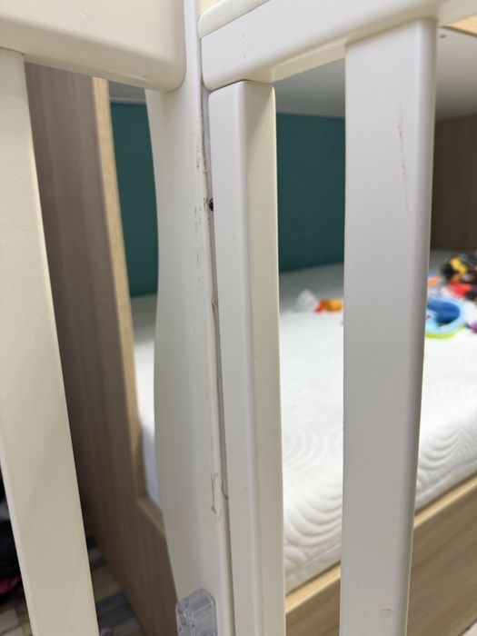 Дитяче ліжко Angelo Lux 10 з шухлядою, маятником 120х60 СлоноваКістка