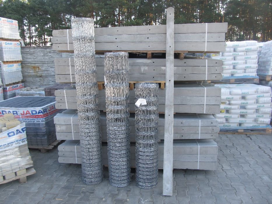 Słupki Betonowe dł w cm 180,200,220,240,260,300 WALDI +rozładunek HDS