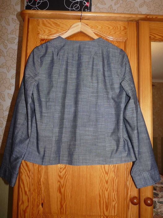 Stylowy bawełniany żakiet marynarka 42/44