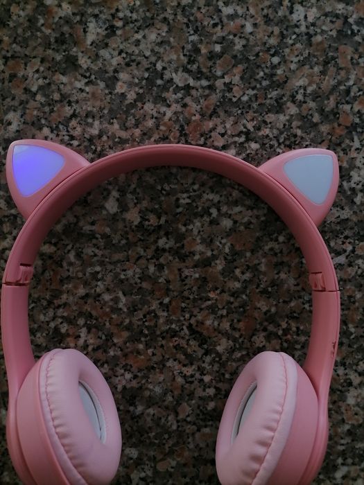 Auriculares Gato Led