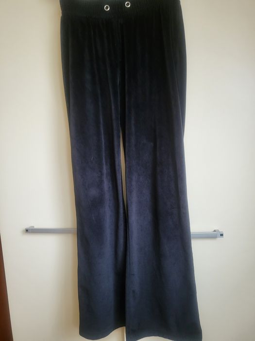 Spodnie z weluru I tkaniny leginsy r. 158