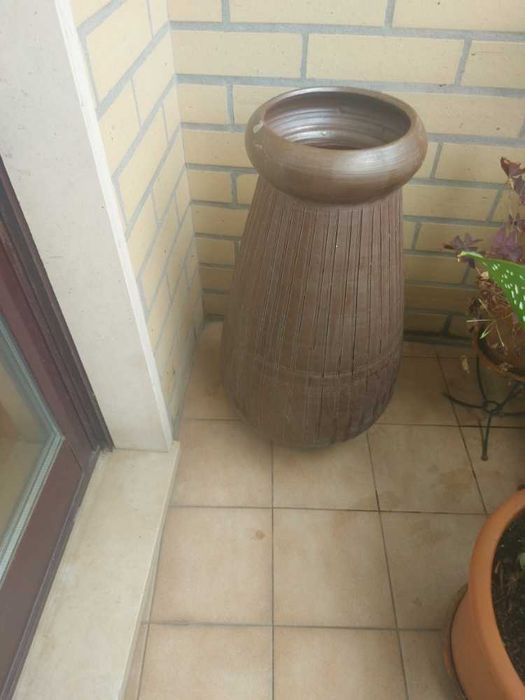Vaso Grande castanho