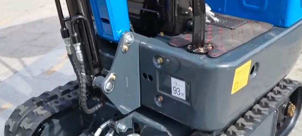 Mini escavadora minigiratória R10 1T