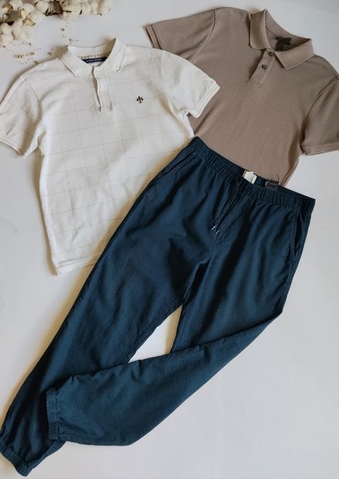 Штани Джогери. Льон. H&M. Regular Fit.  14/15 років. Ріст 164/170 см