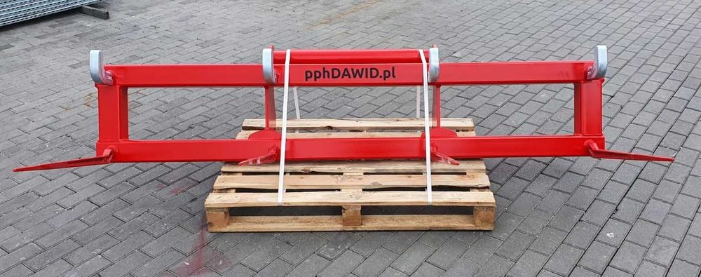 Widły 4 szt. Waryński, chwytak do bel - różne mocowania