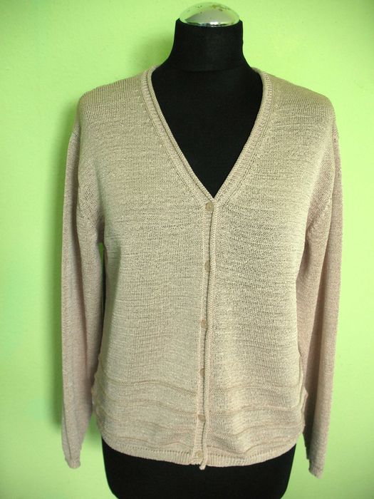 Sweter - rozpinany 40 / 42 L biust 100+ cm