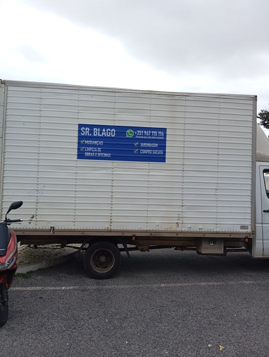 Mudança ,(pq e grande) limpeza das obras,limpeza oficiana e compro suc