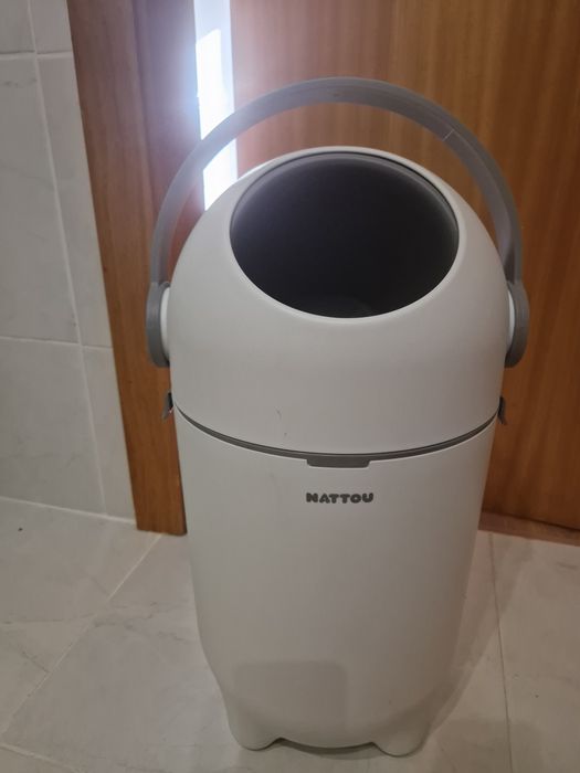 Caixote de lixo para fraldas isolante de cheiro