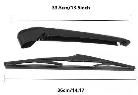 NOVO - Braço Haste limpa vidros traseiros + escova