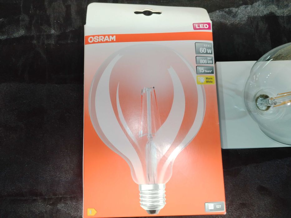 Лампа филаментная  светодиодная LED 7W 806lm 2700K E27 Эдисона OSRAM