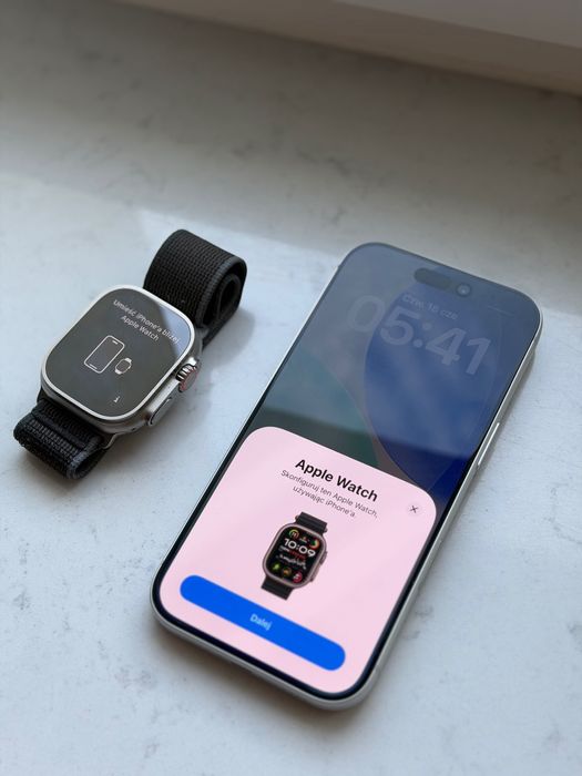 Apple Watch Ultra 2 Natural Titanium – bateria 100%, bardzo dobry stan, gotowy do użytkowania