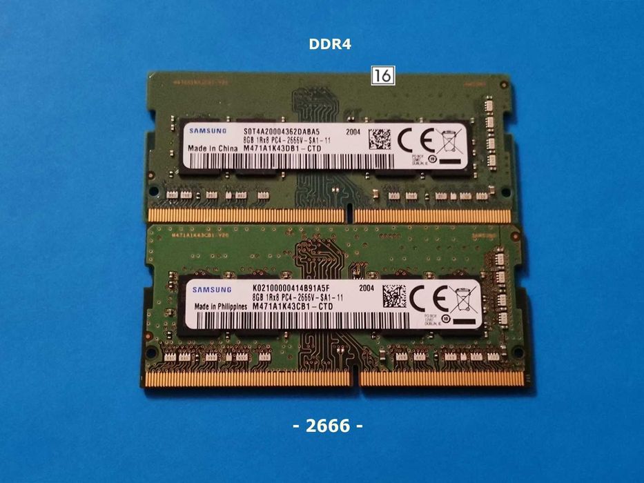 DDR4 16GB Samsung 2666v