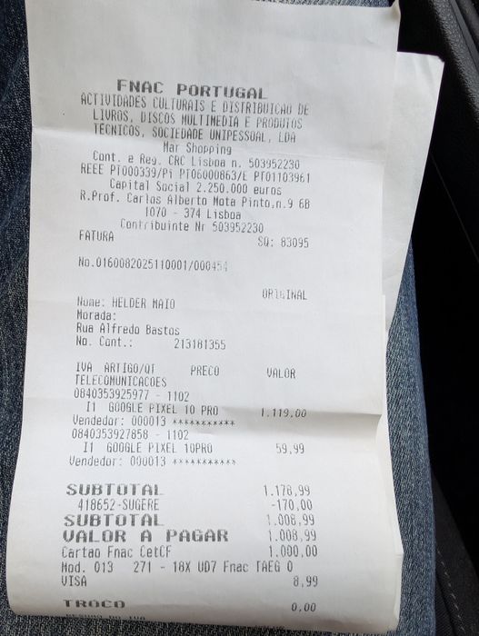 Google pixel 10 pro 128 GB