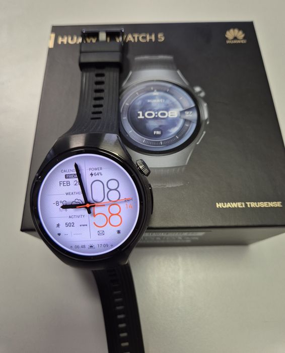 Smartwatch HUAWEI Watch 5 Active 46mm Czarny ESIM paragon