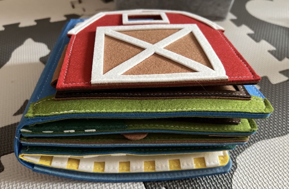 Książka montessori Farma