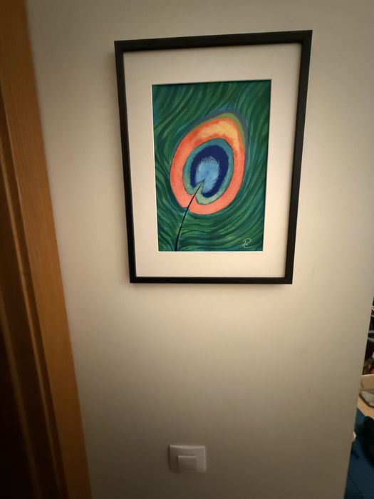 Quadro em acrilico pintado à mao