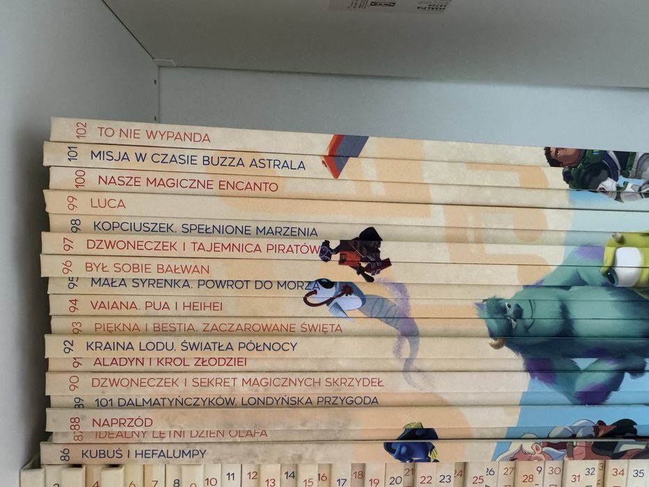 Audiobajki Disney 1-102 zestaw książek bez figurek