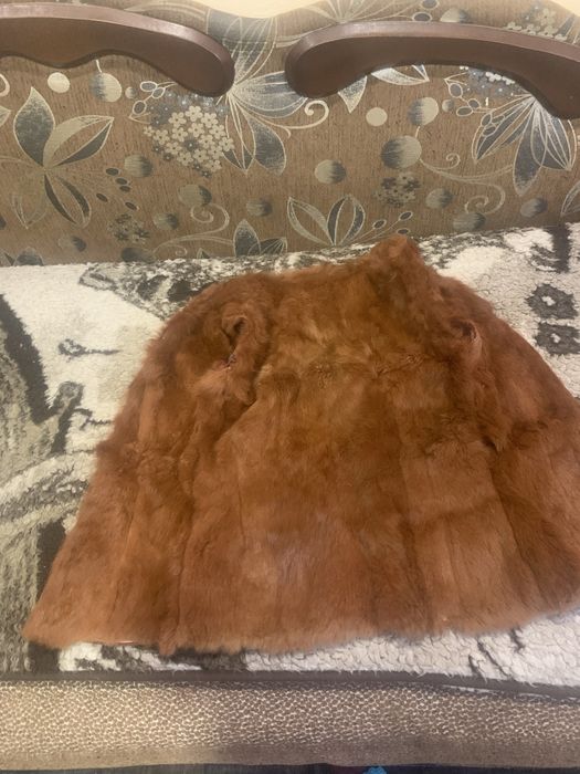 Безрукавка шубка кролик