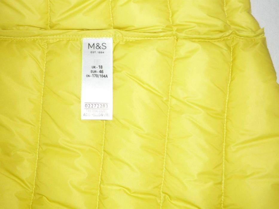 M&S Collection пухова жилетка з капюшоном жилет великий розмір 90% пух