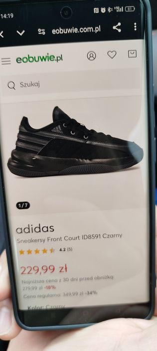Buty adidas czarne