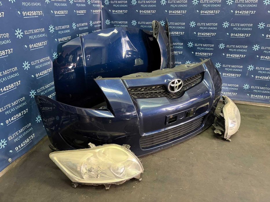 Frente completa usada TOYOTA AURIS 2.0 D4D capot parachoques guardalamas oticas