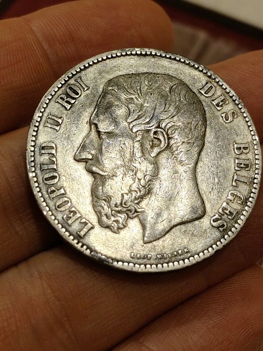 5 franków Belgia 1873