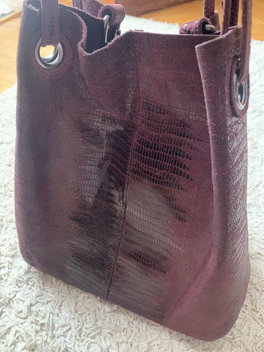 Сумка з лазерноі шкіри