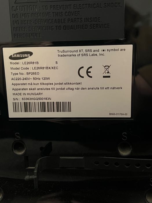 Телевізор Samsung LE26R81В