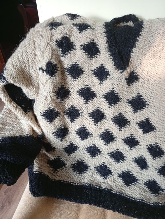 Swetr góralski, oryginał.