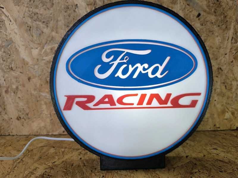 Lightbox Luminaria decorativa Ford Racing