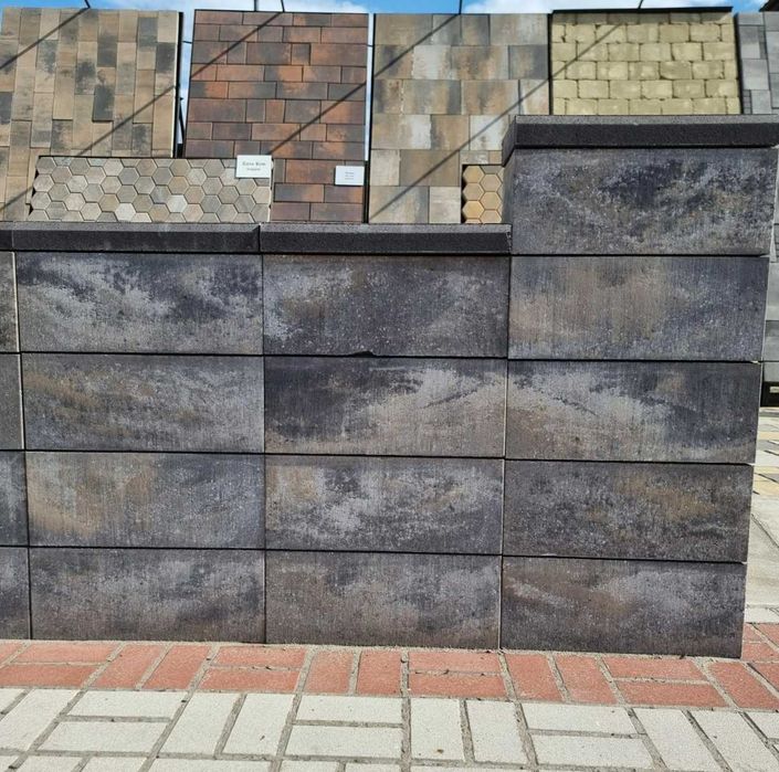Блок парканний, модульний, рваний