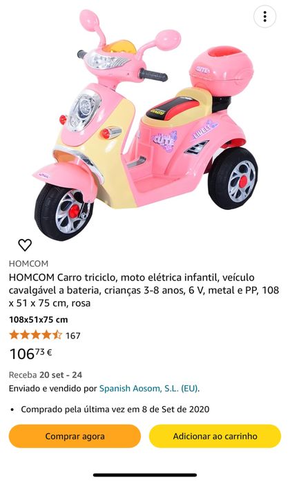 Triciclo eletrico usado